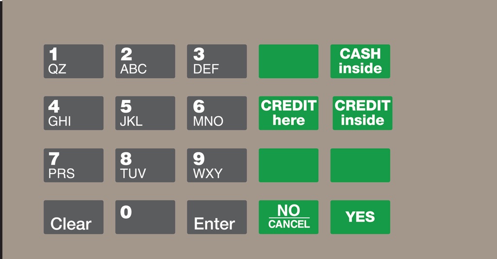 GA-EU03004G089 Keypad Overlays