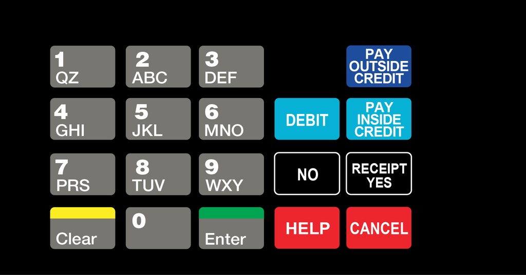 DG10-KPO-1-C02 Keypad Overlay