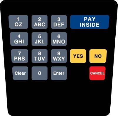 GA-ENE1701G029 Keypad Overlay