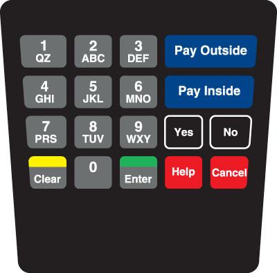 GA-ENE1701G047 Keypad Overlay