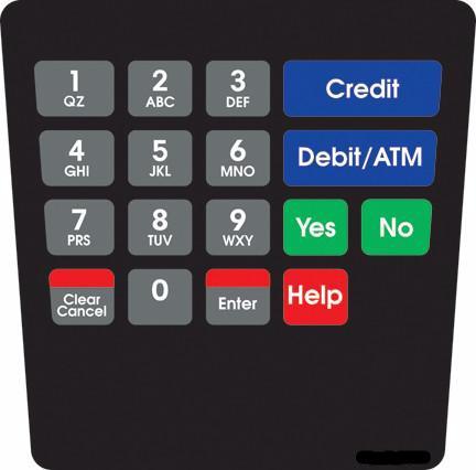 GA-ENE1701G060 Keypad Overlay