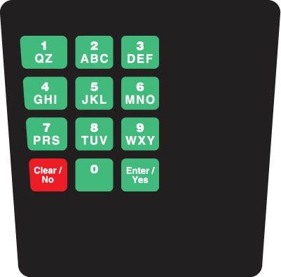 GA-ENE1701GTMR1 Keypad Overlay