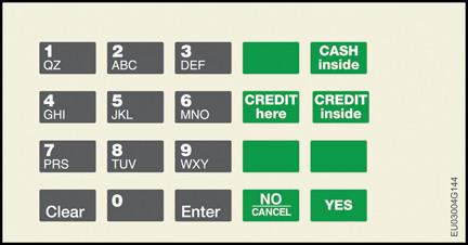 GA-EU03004G144 Keypad Overlays