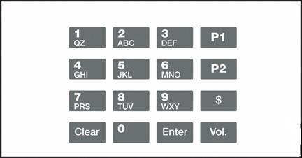 GA-EU03001G009 Keypad Overlays