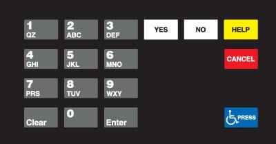 GA-EU03004G001B Keypad Overlays