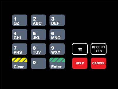 GA-T18724-05G Keypad Overlay