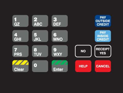 GA-T18724-05NC Keypad Overlay