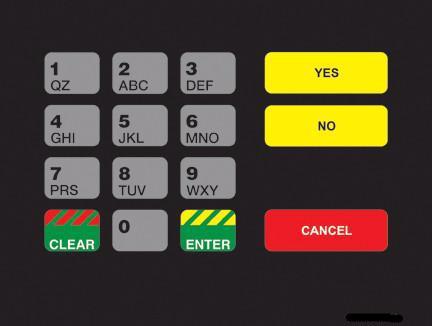 GA-T18724-1009 Keypad Overlay