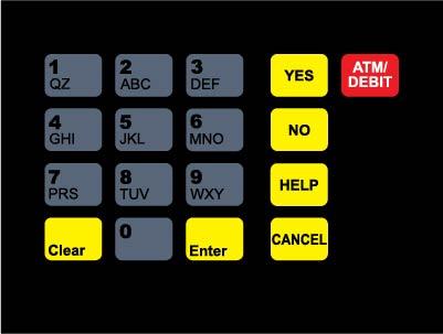 GA-T18724-1010 Keypad Overlay