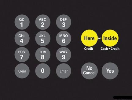 GA-T18724-1017 Keypad Overlay