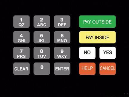 GA-T18724-1031 Keypad Overlay