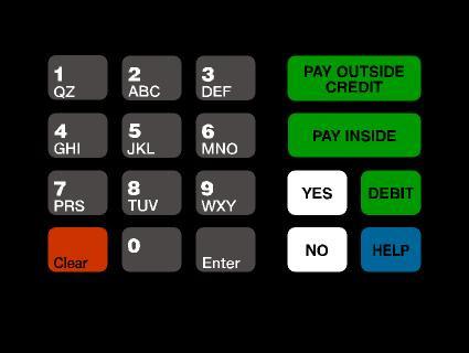 GA-T18724-1035 Keypad Overlay