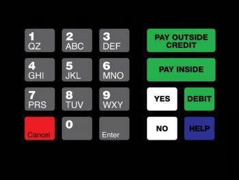 GA-T18724-1041 Keypad Overlay