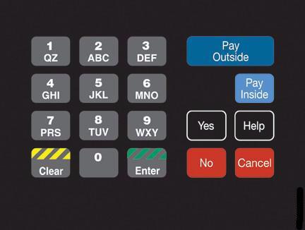 GA-T18724-1043 Keypad Overlay