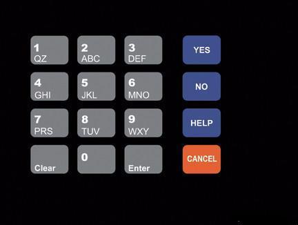 GA-T18724-1071 Keypad Overlay