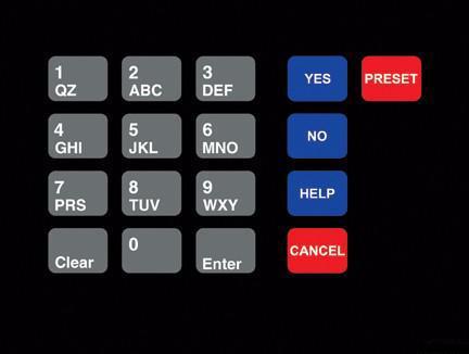 GA-T18724-1071P Keypad Overlay