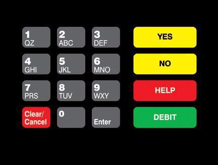 GA-T18724-1076 Keypad Overlay