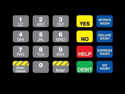 GA-T18724-1079 Keypad Overlay