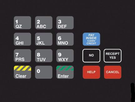 GA-T18724-1085 Keypad Overlay