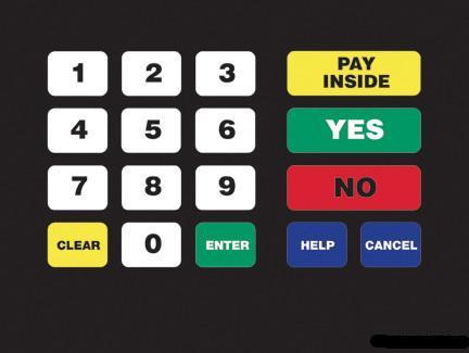 GA-T18724-1139 Keypad Overlay