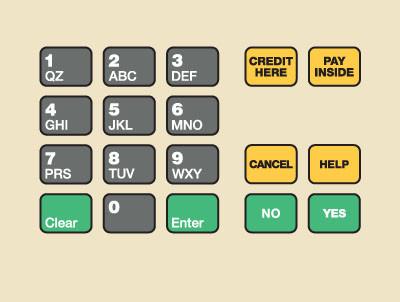 GA-T18724-1145 Keypad Overlay