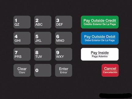 GA-T18724-1154 Keypad Overlay