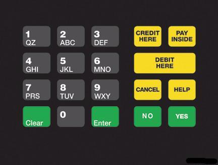 GA-T18724-1157 Keypad Overlay