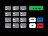 GA-T18724-1158 Keypad Overlay