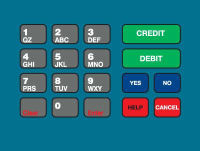 GA-T18724-1162 Keypad Overlay