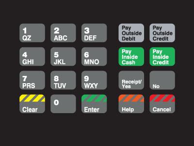 GA-T18724-40K Keypad Overlay