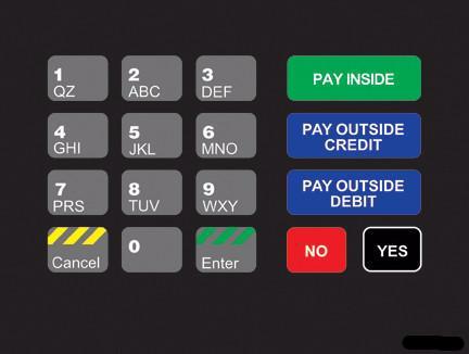 GA-T18724-50J Keypad Overlay