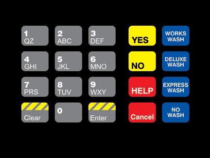 GA-T18724-55 Keypad Overlay