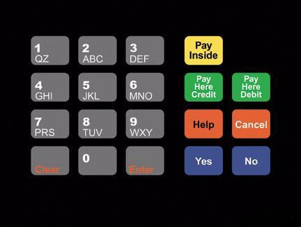 GA-T18724-58 Keypad Overlay