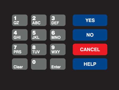 GA-T18724-78F Keypad Overlay