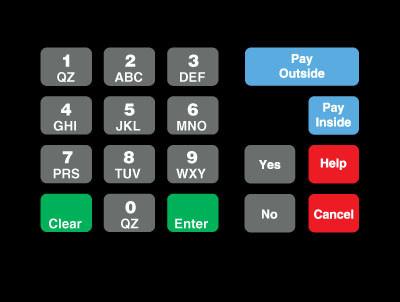 GA-T18724-83 Keypad Overlay