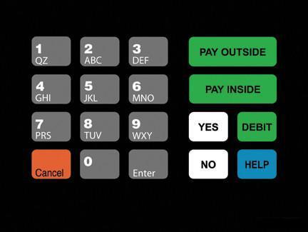 GA-T18724-84 Keypad Overlay