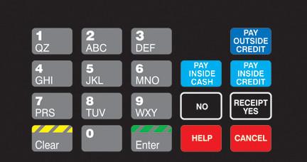 GA-T50064-05 Keypad Overlay