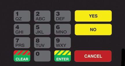 GA-T50064-1009 Keypad Overlay