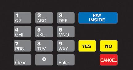 GA-T50064-1011 Keypad Overlay