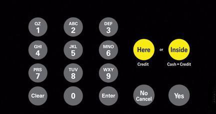 GA-T50064-1017 Keypad Overlay