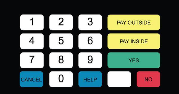 GA-T50064-1052 Keypad Overlay