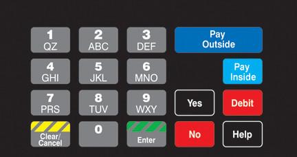 GA-T50064-1077 Keypad Overlay