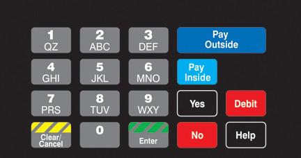 GA-T50064-1077B Keypad Overlay