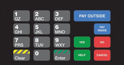 GA-T50064-1098 Keypad Overlay