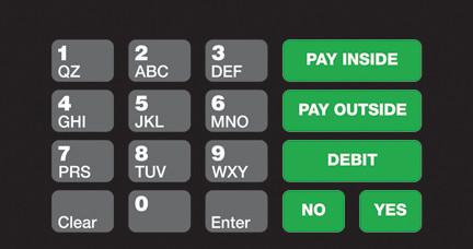 GA-T50064-1134 Keypad Overlay