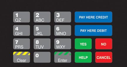 GA-T50064-1148 Keypad Overlay