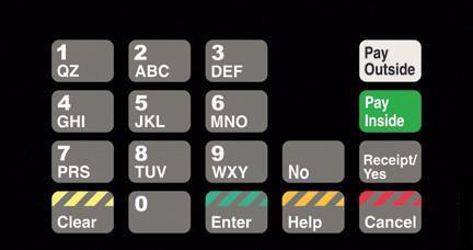 GA-T50064-1170 Keypad Overlay