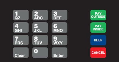 GA-T50064-19 Keypad Overlay