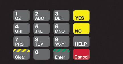 GA-T50064-21 Keypad Overlay