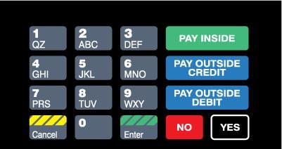 GA-T50064-50J Keypad Overlay